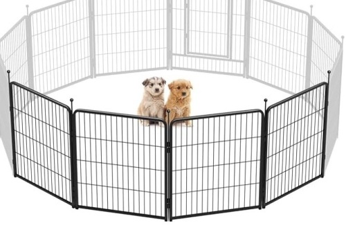FXW Rollick Dog Playpen Designed for Camping, Yard, 32" Height for Small/Medium Dogs, 4 Panels - Lot 269