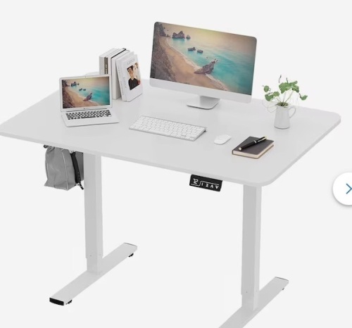 Vineego 40-in White Modern/Contemporary Standing Desk - Lot 273