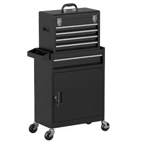 RaDEWAY 20.6-in W x 41.1-in H 5 Ball-bearing Steel Tool Chest  - Lot 398