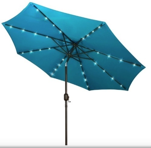 Blissun 9 ft Solar Umbrella  - Lot 402
