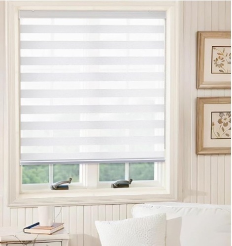 Zebra Blinds for Windows, 52 x 72 Inches  - Lot 425