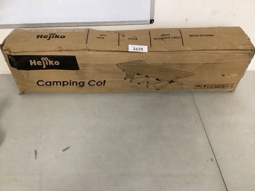 Hejiko Camping Cot - Lot 2179