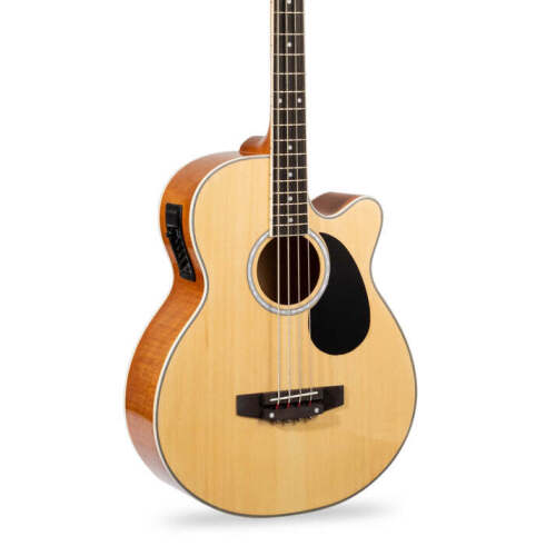 Acoustic Electric Bass Guitar w/ Equalizer, Truss Rod - Lot 3630