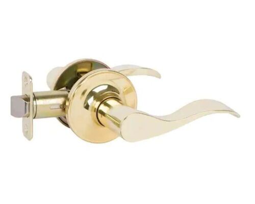 Lot of (2) Delaney Hardware Callan Bennett Bright Brass Hall/Closet Door Handle  - Lot 578