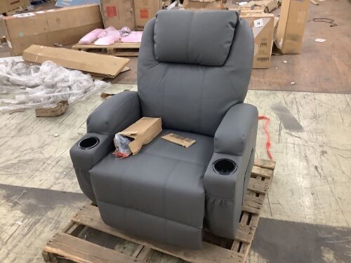 Power Lift Recliner Chair w/ Massage  - Lot 31