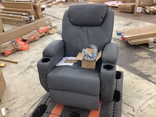 Power Lift Recliner Chair with Massage  - Lot 45