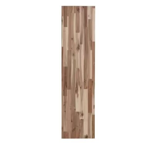 Solid Wood Butcher Block Shelf 48in. W X 12in. D X 1.5in. H in Unfinished Acacia  - Lot 268