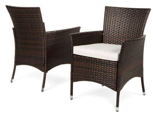 Wicker Patio Dining Chairs, Set of 4 - No Hardware  - Lot 105