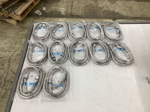 Lot of (12) Shower Head Hose - Lot 529