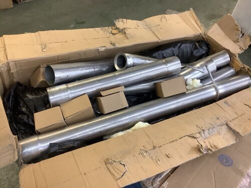Diesel Exhaust Pipes, Unknown Fit  - Lot 438