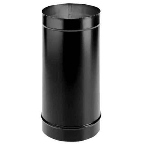 DuraVent DuraBlack 6 in. x 48 in. Single-Wall Chimney Stove Pipe Chimney Pipe  - Lot 188