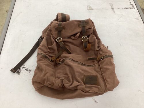 Canvas Backpack  - Lot 325