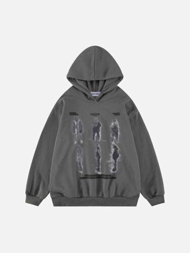 Aelfric Eden Blurry Shadow Print Hoodie, Medium  - Lot 699