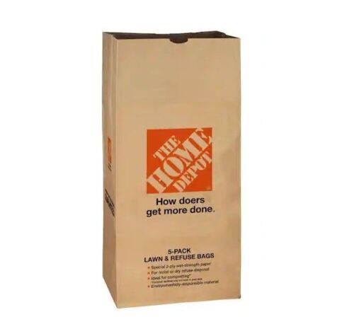 Lot of (4) 30 Gal. Paper Lawn and Leaf Bags, 5 Pack  - Lot 473