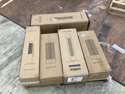 Lot of (5) Heaters. Untested Returns - Lot 763
