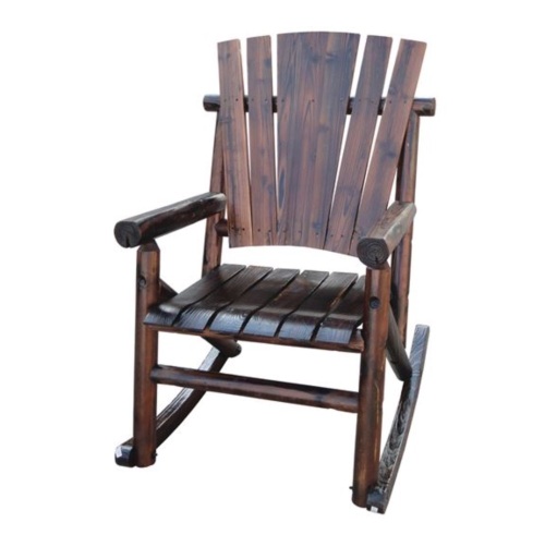 Leigh Country Single Rocker, 29.52 in W, 44-1/2 in H, 300 lb Capacity, Wood Frame - Lot 10