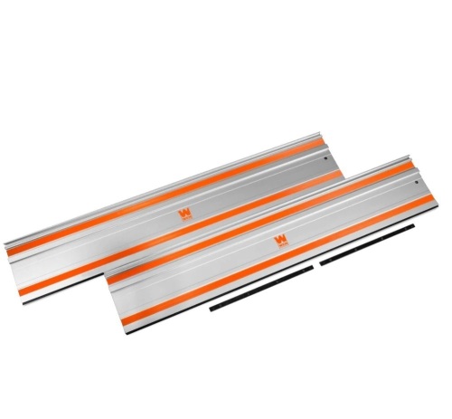WEN CT9502 100-Inch Track Saw Track Guide Rail and Adapters - Lot 563