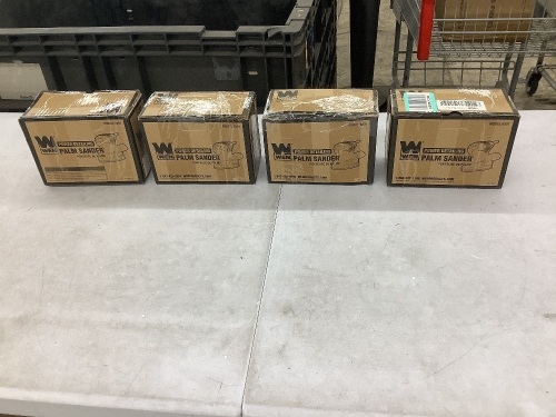 Lot of (4) WEN 6301 Electric Detailing Palm Sanders - Lot 637