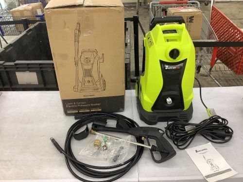 SurmountWay Electric Pressure Washer 2200 PSI 1.6 GPM - Lot 467