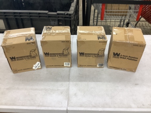 Lot of (4) WEN 6010 6-inch Random Orbit Waxer / Polishers - Lot 239