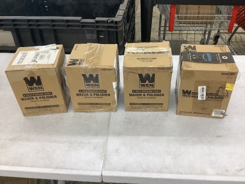 Lot of (4) WEN 6010 6-inch Random Orbit Waxer / Polishers - Lot 295