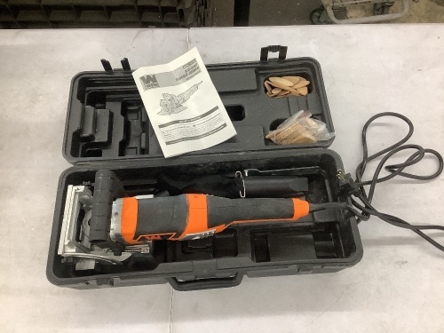 WEN JN8504 8.5-Amp Plate and Biscuit Joiner with Case and Biscuits - Lot 213