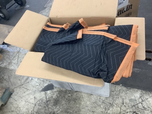 12-Pack of 80" x 72" Moving Blankets - Lot 294