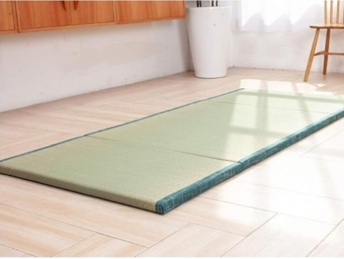 Tatami Futon Mattress Foldable Tatami Mat Twin Japanese Floor Mattress Rush Grass Floor Bed - Lot 186