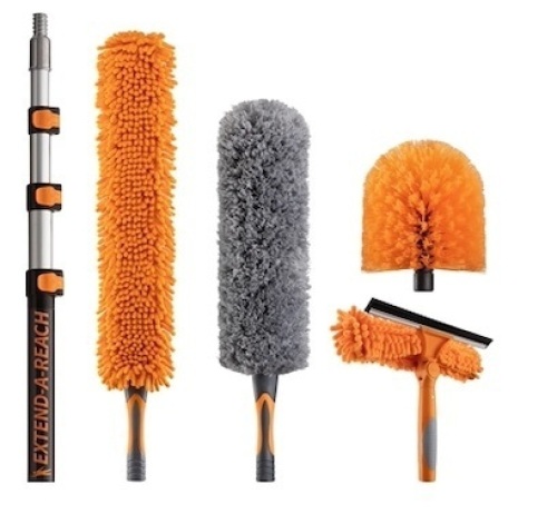 30' 5 piece high reach duster kit with extension pole - Lot 149