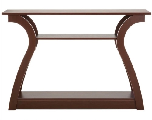 47in 3-Shelf Entryway Display Console Accent Table - Lot 251