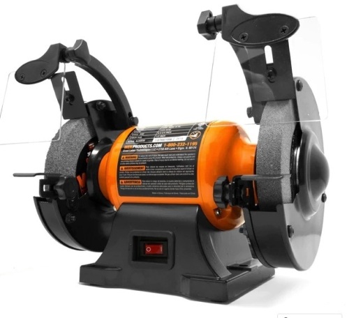 WEN BG4260 2.1-Amp 6-Inch Single Speed Bench Grinder - Lot 376