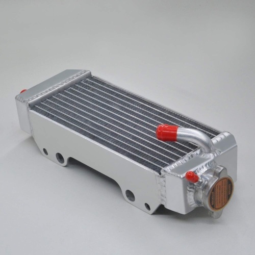 aluminum radiator &blue hose for Suzuki RM85 RM 85 2002-2009 2003 2004 2005 2006 (with stopper side - Lot 403