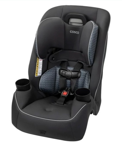 Cosco Kids Easy Elite Slim All-in-One Convertible Car Seat, Grey Glyphs - Lot 426