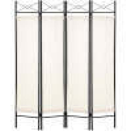 4-Panel Folding Privacy Screen Room Divider Decoration Accent, 6ft - Lot 3234