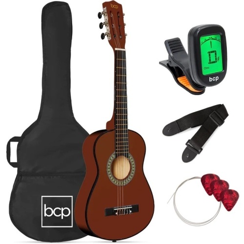 Kids Acoustic Guitar Beginner Starter Kit with Carrying Case - 30in - Lot 4072