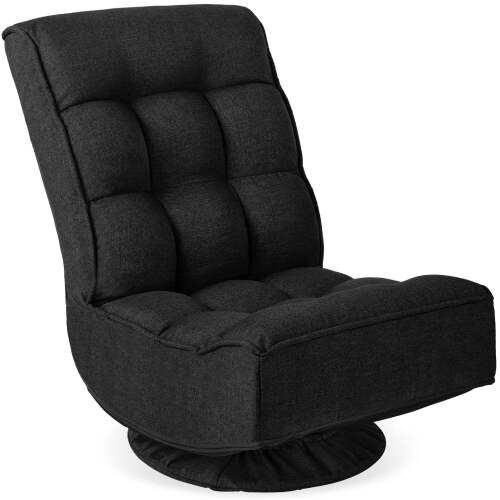 Folding Floor Gaming Chair w/ 360-Degree Swivel, 4 Adjustable Positions - Lot 4170