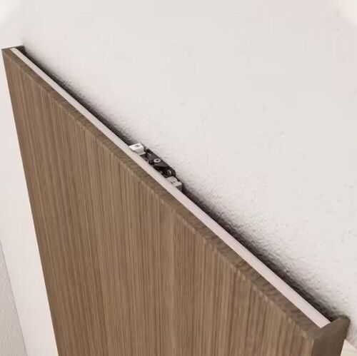 CALHOME 40 in. Soft Close and Open Interior Hidden Track Sliding Barn Door Hardware Set  - Lot 140