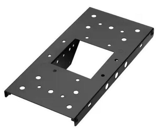 Lot of (4) 4 in. x 4 in. Post Adapter in Black with 3 Mailbox Mounting Options  - Lot 438