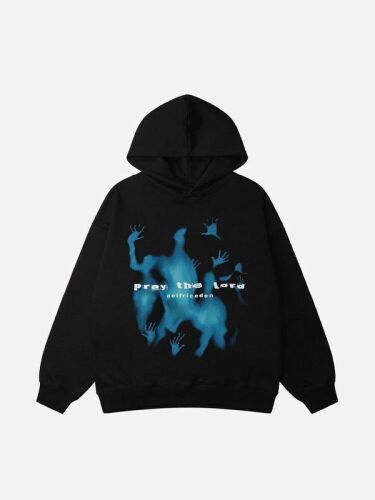 Aelfric Eden Abstraction Shadow Print Hoodie, Small  - Lot 622