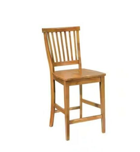 Homestyles Arts and Crafts 24 in. Cottage Oak Bar Stool  - Lot 105