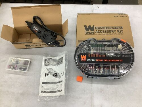 Wen Rotary Tool & 327-Piece Accessorry Kit  - Lot 588