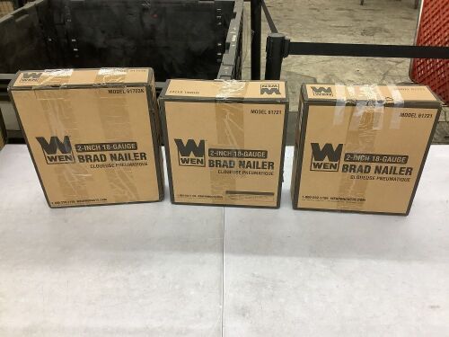 Lot of (3) WEN Brad Nailer  - Lot 718