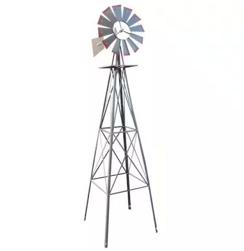 Winado 8 ft. Tall Windmill Ornamental Wind Wheel - Lot 102