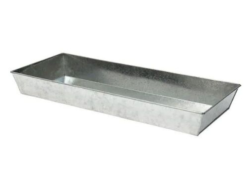 ACHLA DESIGNS Large Versatile Galvanized Steel Tray, 24 in. W Antique Finish - Lot 299
