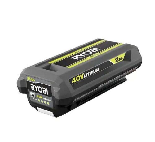 RYOBI 40V Lithium-Ion 2.0 Ah Battery  - Lot 155