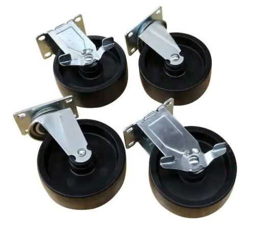 Husky 5 in. Caster Kit for Ready-to-Assemble Steel Garage Base Cabinets - Lot 239