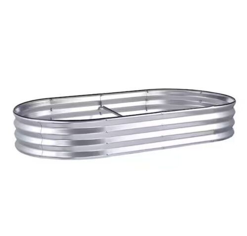 VEVOR 6 ft. x 3 ft. x 1 ft. Raised Garden Bed Galvanized Metal Planter Box with Open Base  - Lot 214