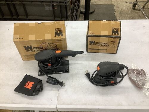 Lot of (2) WEN Electric Palm Sander - Lot 375