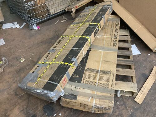 Lot of (2) Metal Garden Shed - Uninspected - Lot 95