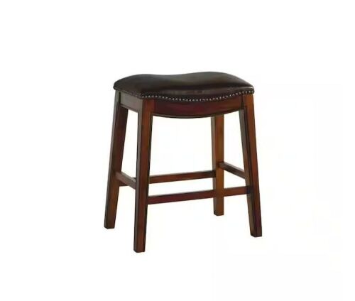 Bowen 24" Backless Counter Height Stool in Brown  - Lot 163